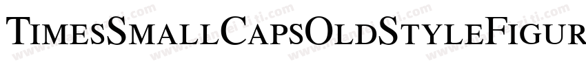 TimesSmallCapsOldStyleFigures Bold字体转换